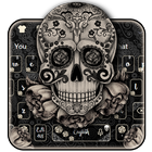 Clavier Black Rose Skull icône