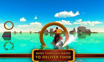 Water Surfer - Fast Food Motorbike Delivery screenshot 3