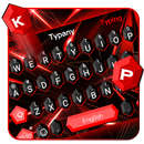 Black Red Crystal Keyboard APK