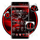 APK 3d black red theme