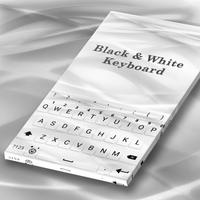 Black & White Emoji Keyboard poster