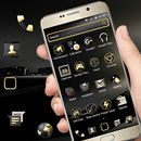 APK Decent Black Gold Launcher