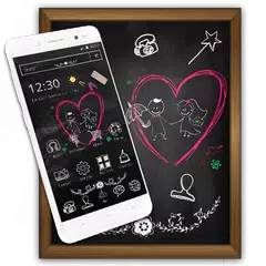 download Tema di amore della lavagna APK