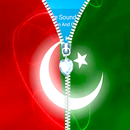 PTI Flag Screen Zipper Lock APK