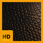 Black Leather HD FREE Wallpaper ícone