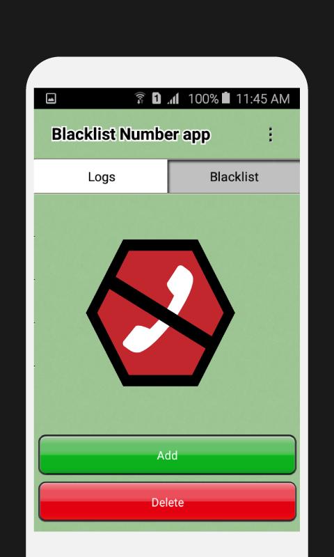 Blacklist app