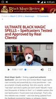 1 Schermata Black Magic & Occult