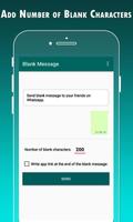 WhatsEmpty : Send Blank Message to your friends Affiche