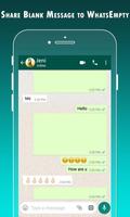 WhatsEmpty : Send Blank Message to your friends capture d'écran 2