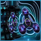 Fidget Spinner Neon Space Tech 图标