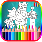 Coloring Book For Clash Of Clans icône