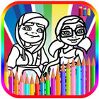 Coloring Book For Subway Surfers biểu tượng