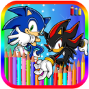 Coloring Book For Sonic Games aplikacja