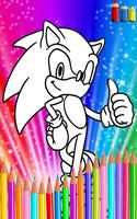 Coloring Book For Sonic Games poster