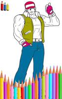 Coloring Book For KOF 98 imagem de tela 1