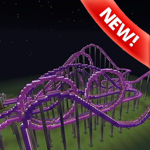 Roller coaster map Minecraft