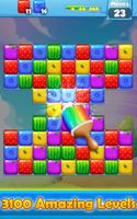 Fruit Block Blast - Cube Puzzl Cartaz