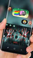 Horror Evil Spirit Keyboard Blood Nightmare capture d'écran 2