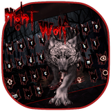 Blood Wolf Keyboard Theme icône
