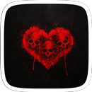 Blood Rose Skull Theme APK