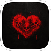 Blood Rose Skull Theme icon