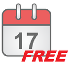 Calendário 6x2 - 2017 - Free icon