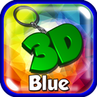 Chaveiro 3D - Blue ikon