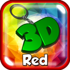 Chaveiro 3D - Red icon