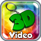 Chaveiro 3D - Video icône