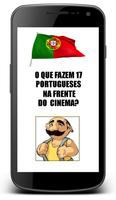 75 Piadas de português grátis! Poster