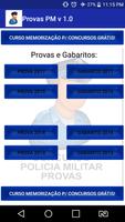 Concurso Polícia Militar PM PROVAS - TODOS ESTADOS Affiche