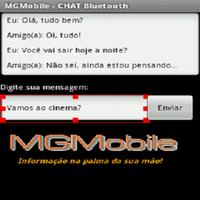 Chat usando Bluetooth syot layar 3