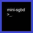 MiniSgbd Run SQL 아이콘