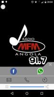 RÁDIO MFM – 91.7 – ANGOLA پوسٹر