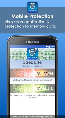Antivirus 3Sec - Device and SD card protector for Android ...