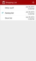 Shopping List captura de pantalla 3