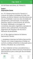 Código de Trânsito Brasileiro captura de pantalla 1