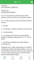 Código Civil Brasileiro captura de pantalla 3