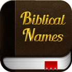Biblical Names with meanings-icoon