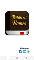 Biblical Names with meanings-poster