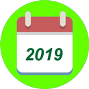 Calendário 2019 com Feriados APK