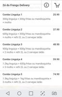 Zé do Frango Delivery اسکرین شاٹ 1