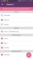 BaladAPP Check-In captura de pantalla 3