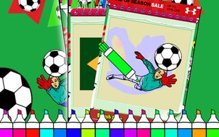 برنامه‌نما Coloring Book Soccer Teams Brazil and World عکس از صفحه