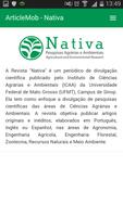 برنامه‌نما ArticleMob - Revista Nativa عکس از صفحه