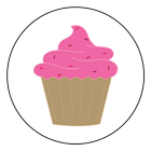 Cupcake Rosa icône