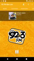 Rádio 92 FM São Luis Plakat