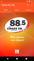 Rádio Cidade 88.5 FM Cardoso Affiche