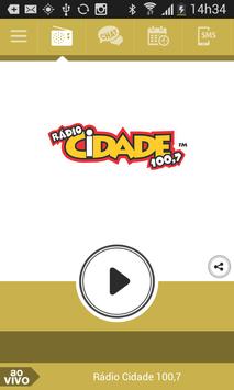 Rádio Cidade 100,7 screenshot 1