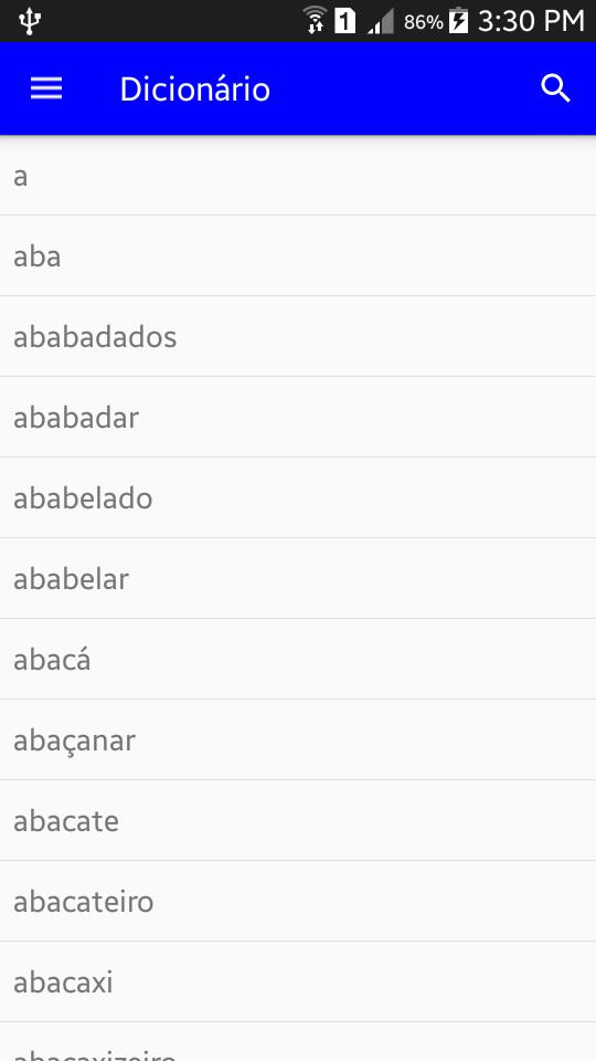 Dicionário português apk